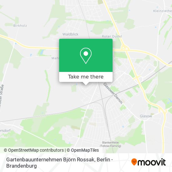 Gartenbauunternehmen Björn Rossak map