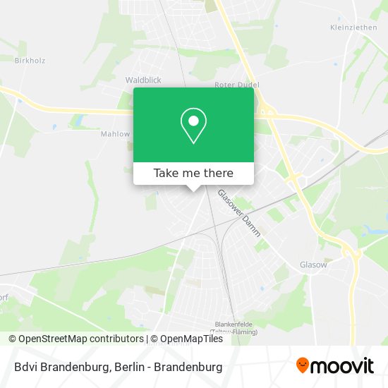 Bdvi Brandenburg map