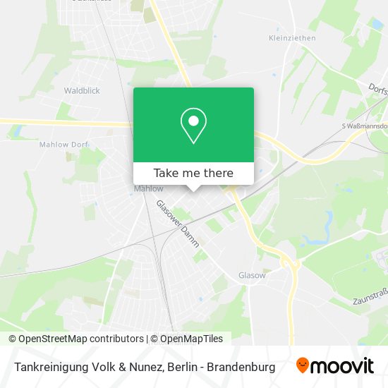 Tankreinigung Volk & Nunez map