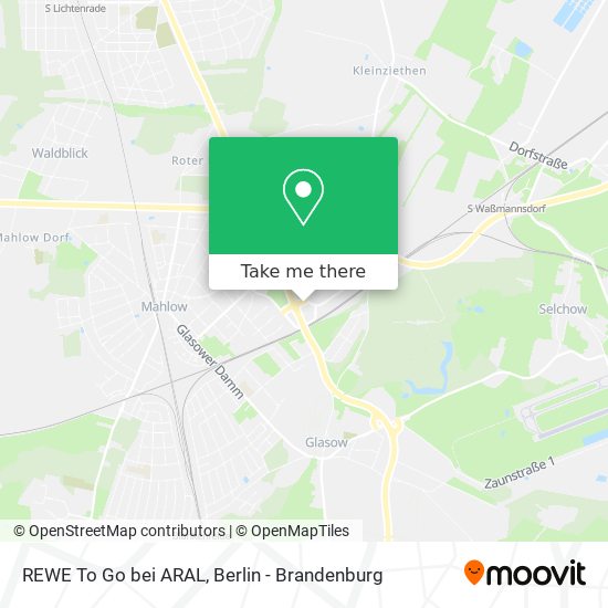 REWE To Go bei ARAL map