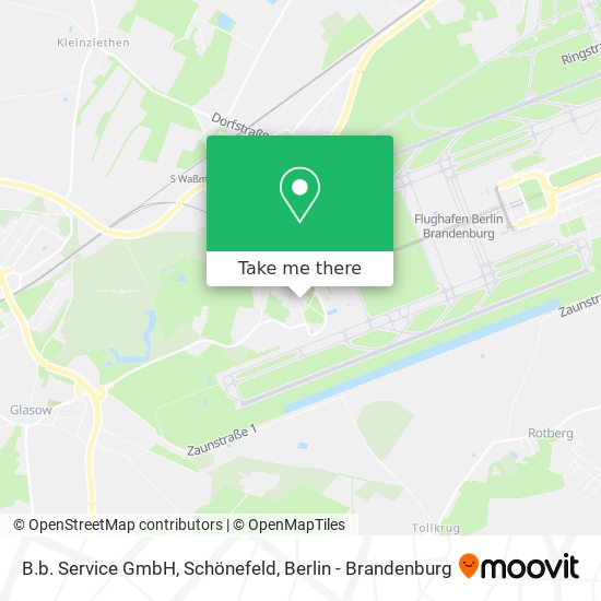 B.b. Service GmbH, Schönefeld map