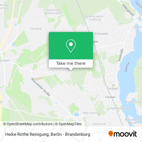 Карта Heike Rothe Reinigung