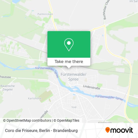 Coro die Friseure map