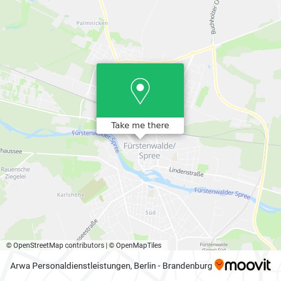 Arwa Personaldienstleistungen map