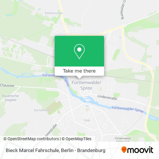 Карта Bieck Marcel Fahrschule