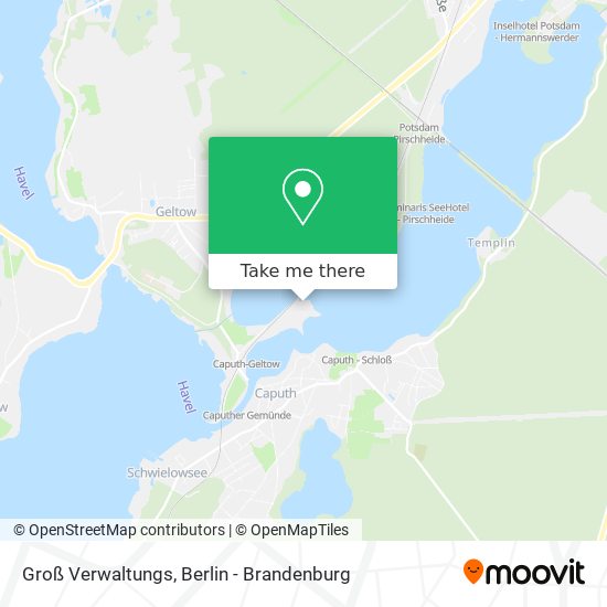 Groß Verwaltungs map