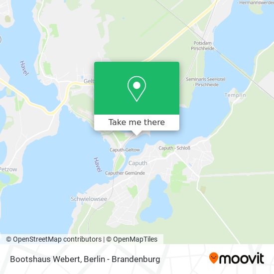 Bootshaus Webert map