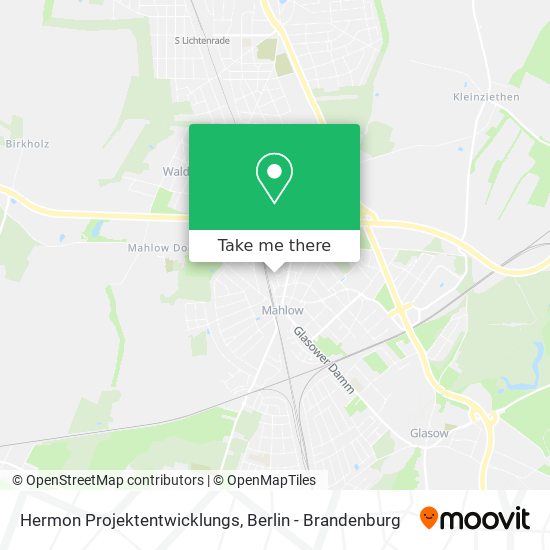 Hermon Projektentwicklungs map