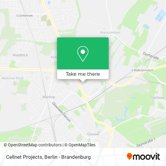 Cellnet Projects map