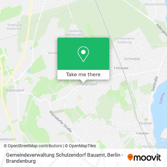 Gemeindeverwaltung Schulzendorf Bauamt map