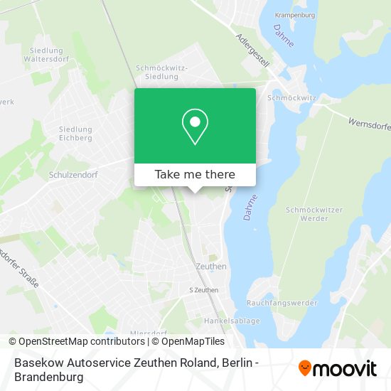 Basekow Autoservice Zeuthen Roland map