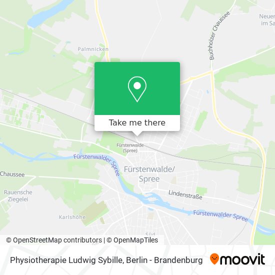 Physiotherapie Ludwig Sybille map