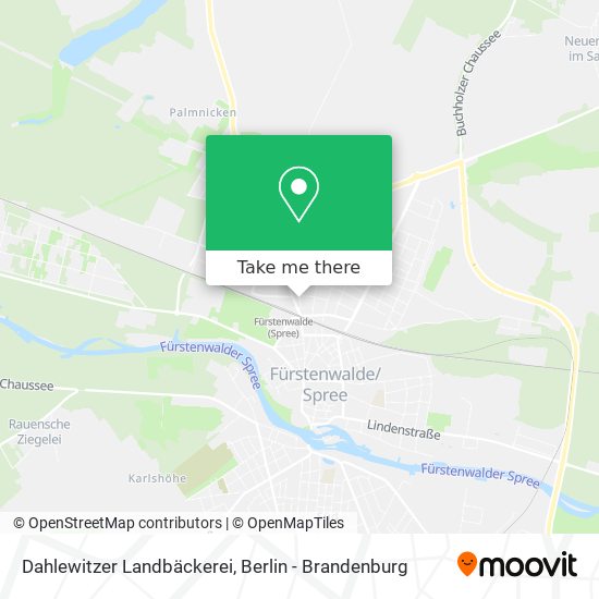 Dahlewitzer Landbäckerei map