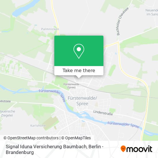 Карта Signal Iduna Versicherung Baumbach