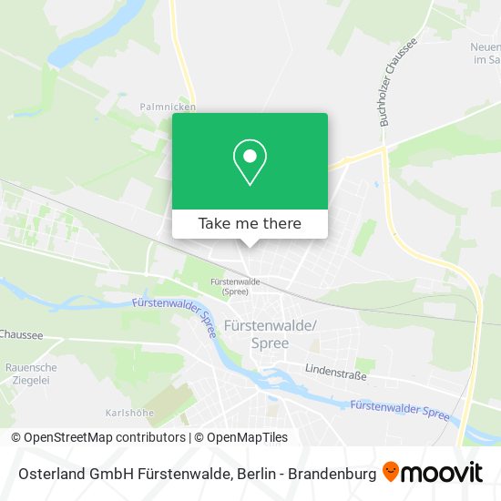 Osterland GmbH Fürstenwalde map