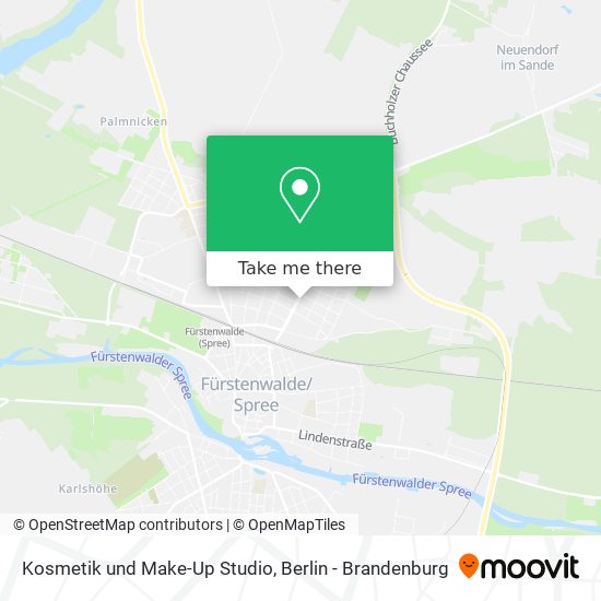 Kosmetik und Make-Up Studio map