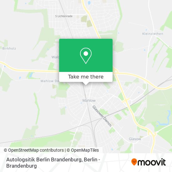 Карта Autologsitik Berlin Brandenburg