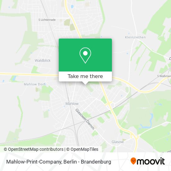 Mahlow-Print-Company map