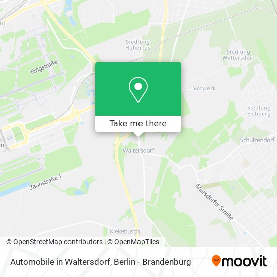 Automobile in Waltersdorf map