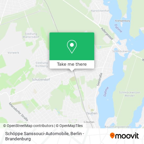 Schöppe Sanssouci-Automobile map