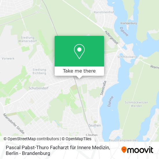 Карта Pascal Pabst-Thuro Facharzt für Innere Medizin