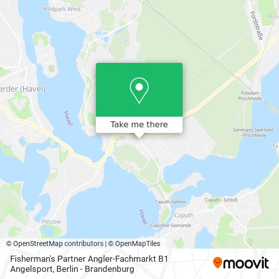 Fisherman's Partner Angler-Fachmarkt B1 Angelsport map