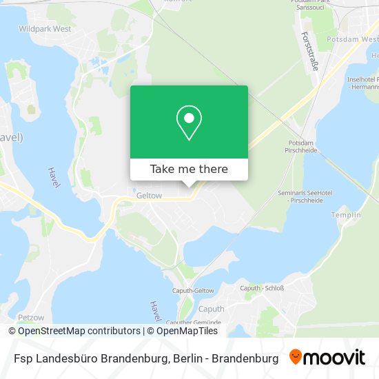 Fsp Landesbüro Brandenburg map