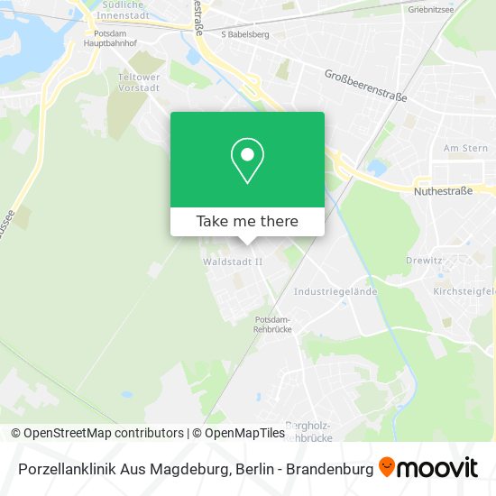 Porzellanklinik Aus Magdeburg map