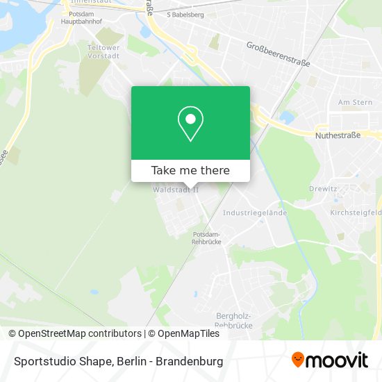 Sportstudio Shape map