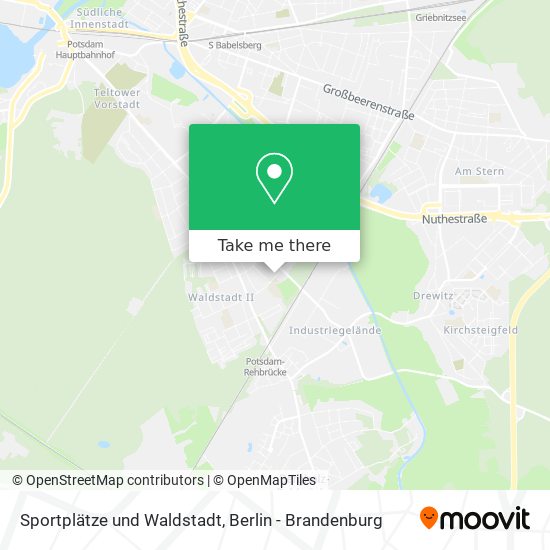 Sportplätze und Waldstadt map
