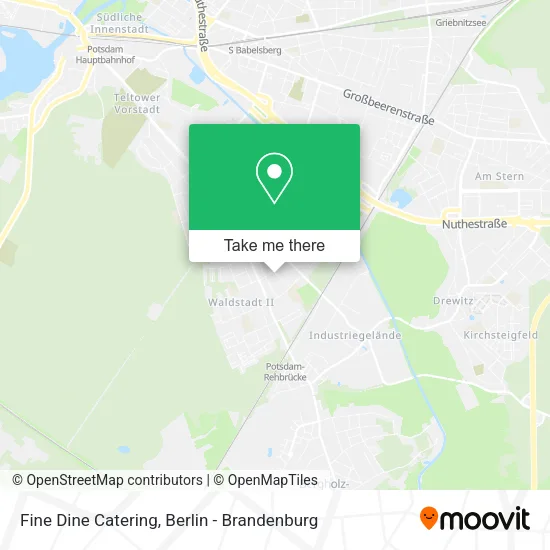 Карта Fine Dine Catering