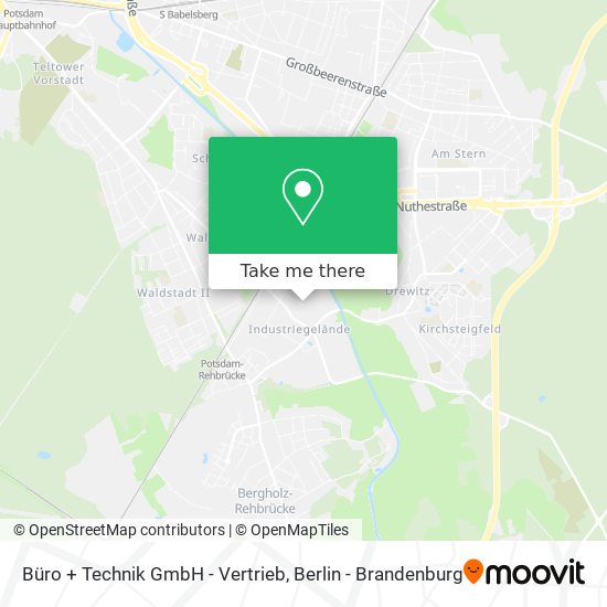Büro + Technik GmbH - Vertrieb map
