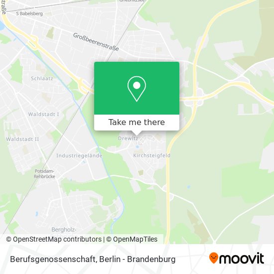 Berufsgenossenschaft map