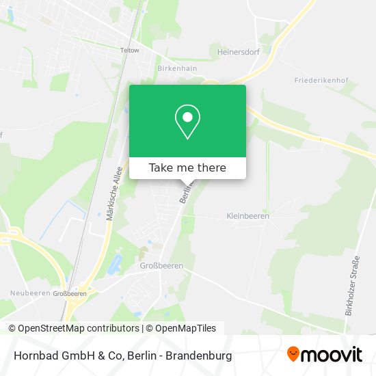 Hornbad GmbH & Co map