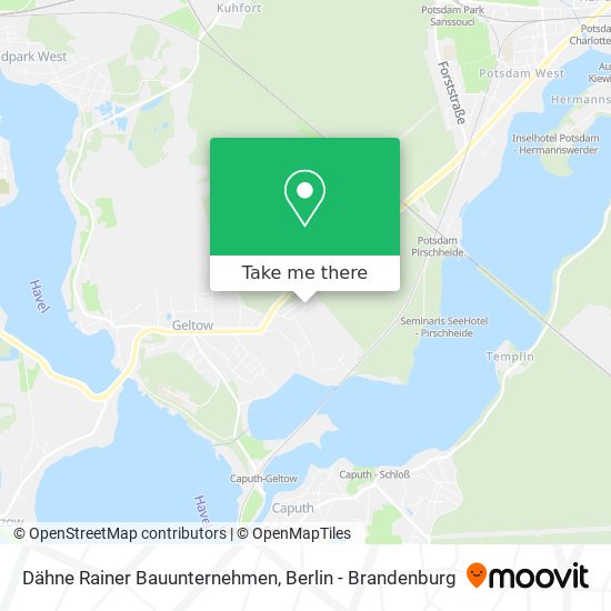 Dähne Rainer Bauunternehmen map