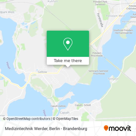 Medizintechnik Werder map