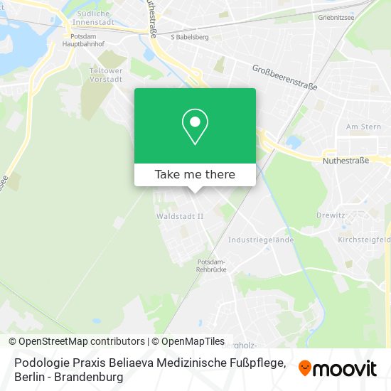 Podologie Praxis Beliaeva Medizinische Fußpflege map