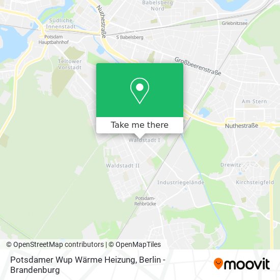 Potsdamer Wup Wärme Heizung map