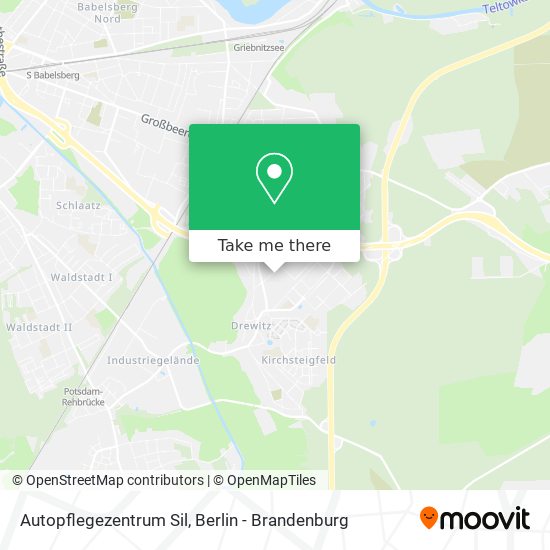 Autopflegezentrum Sil map