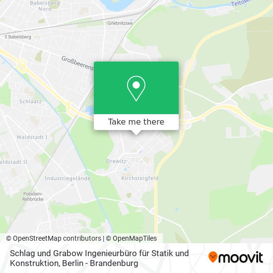 Карта Schlag und Grabow Ingenieurbüro für Statik und Konstruktion