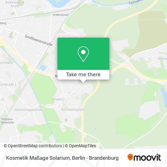 Kosmetik Maßage Solarium map