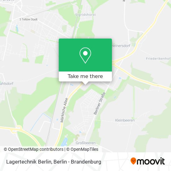 Lagertechnik Berlin map