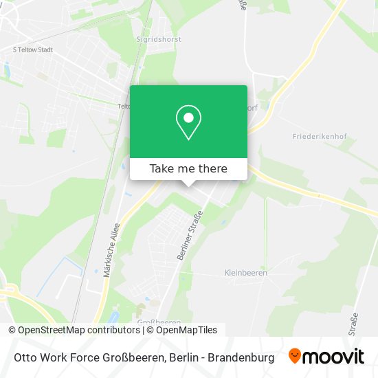 Otto Work Force Großbeeren map