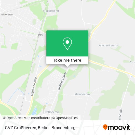 GVZ Großbeeren map