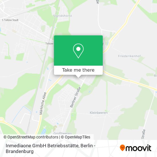 Inmediaone GmbH Betriebsstätte map