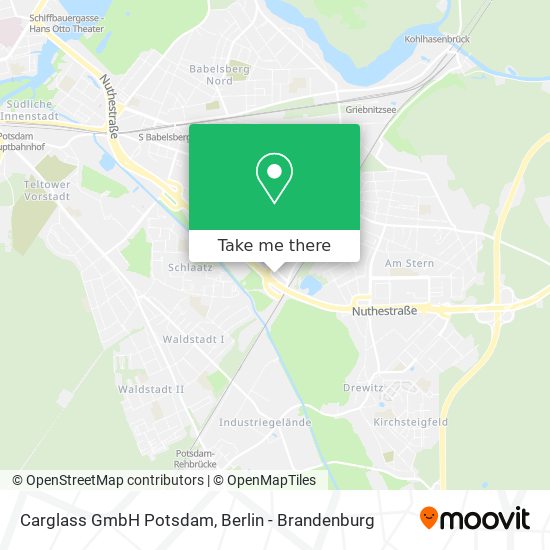 Carglass GmbH Potsdam map