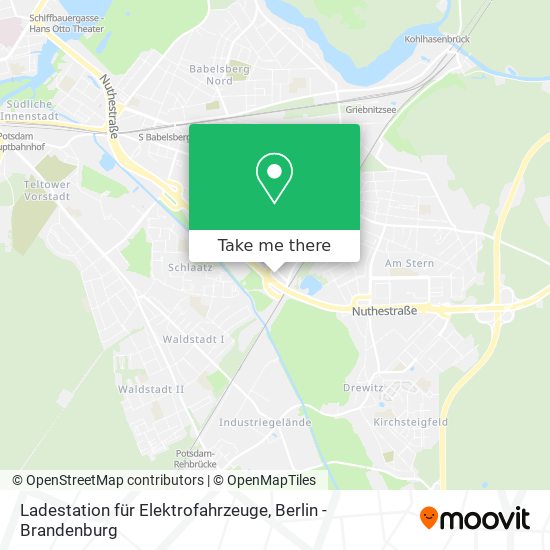 Карта Ladestation für Elektrofahrzeuge