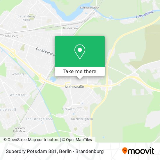 Superdry Potsdam 881 map