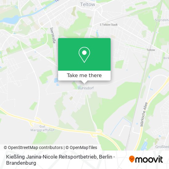 Карта Kießling Janina-Nicole Reitsportbetrieb