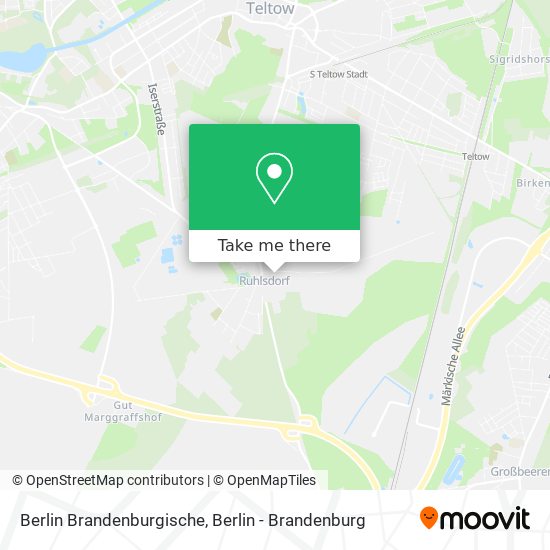 Berlin Brandenburgische map